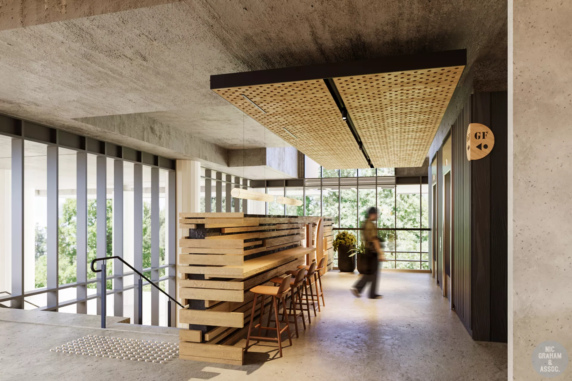 Corridor & Lift Lobby Lachlan Ave